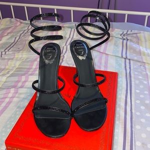 Rene Caovilla, High Jewel Sandals Cleo Black